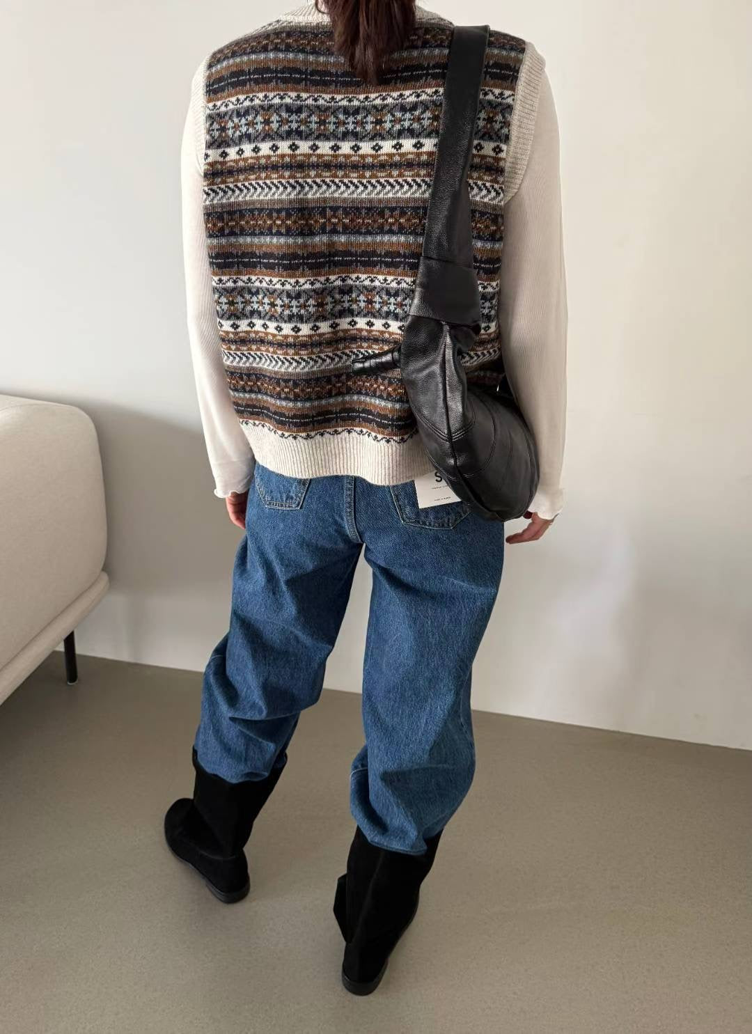 Winter Feel Knit Vest