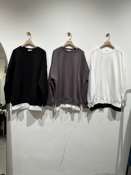 Two Tone Basic Sweater