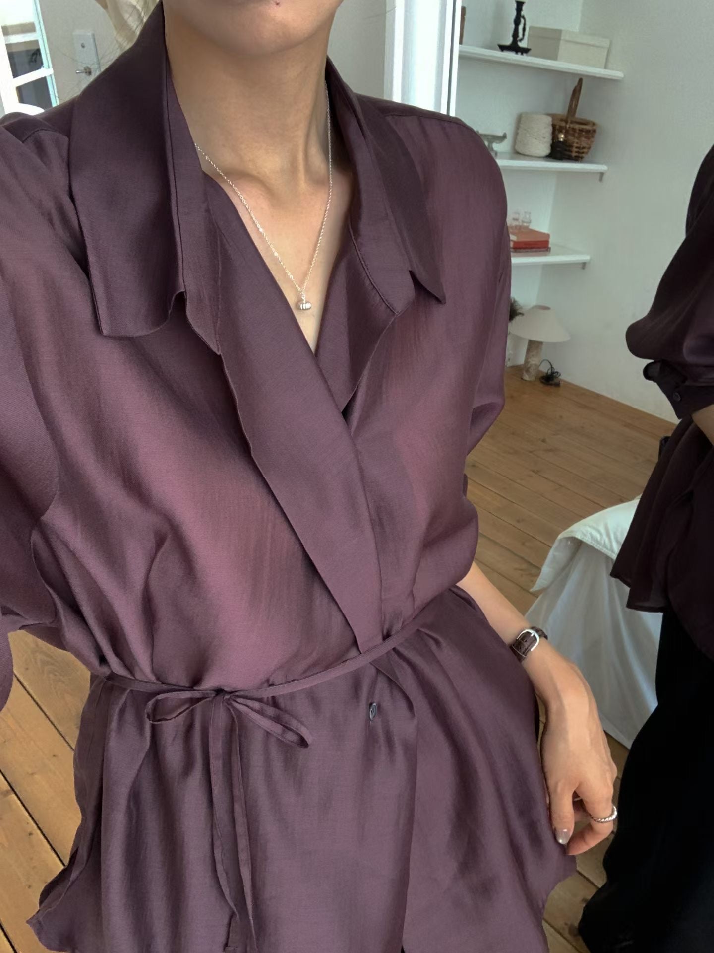 Shirring Tie Shirt (10-12Sep超抵價$498, 之後批發價$568)