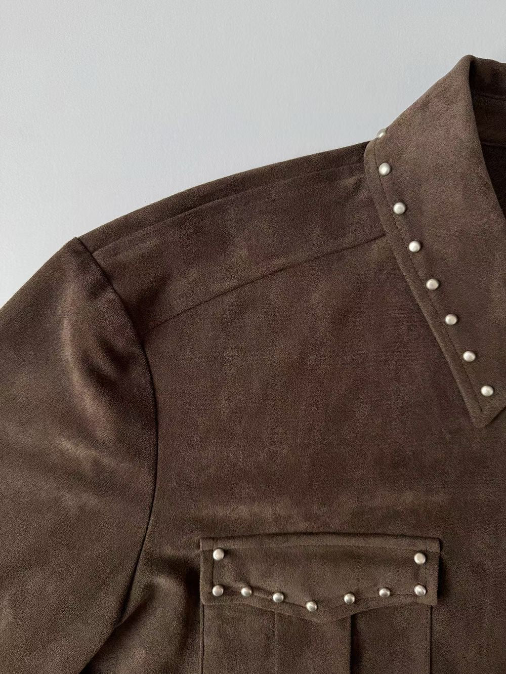 Must Buy Stud Suede Jacket