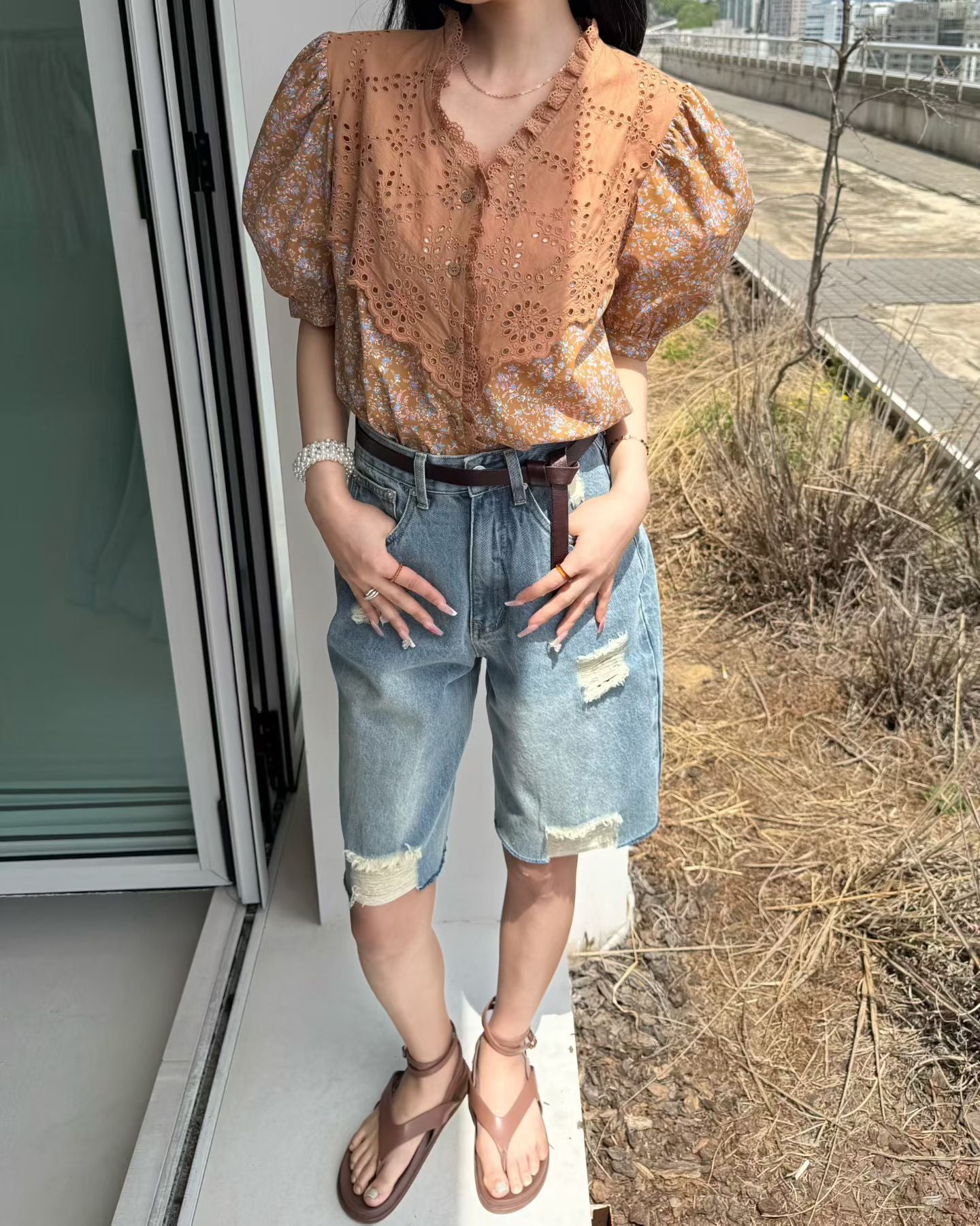 Broken Bermuda Denim Shorts (30Apr-2May $498, 之後批發價$568）