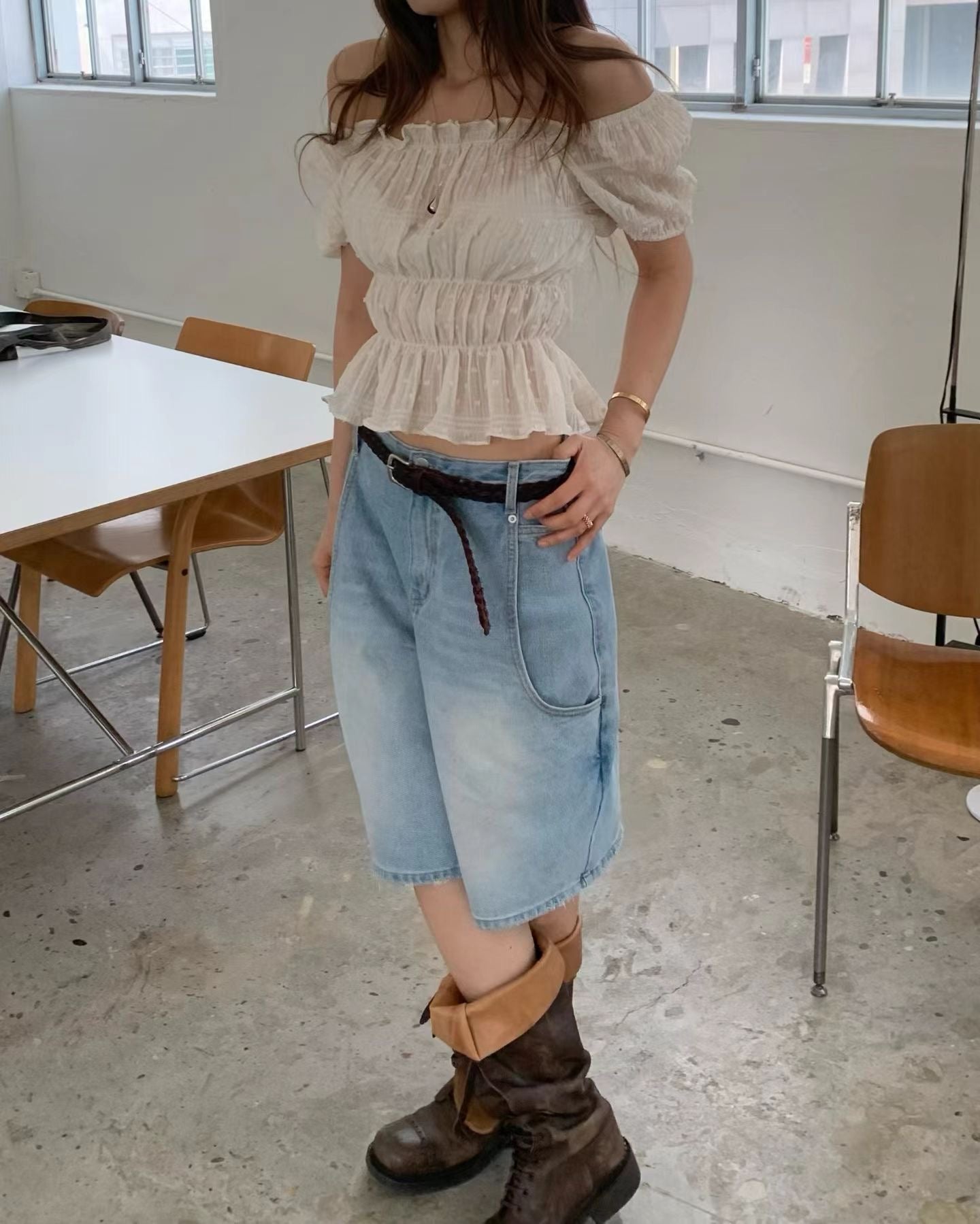 Embossed Dot Two Way  Top (30Apr-2May $398, 之後批發價$468）