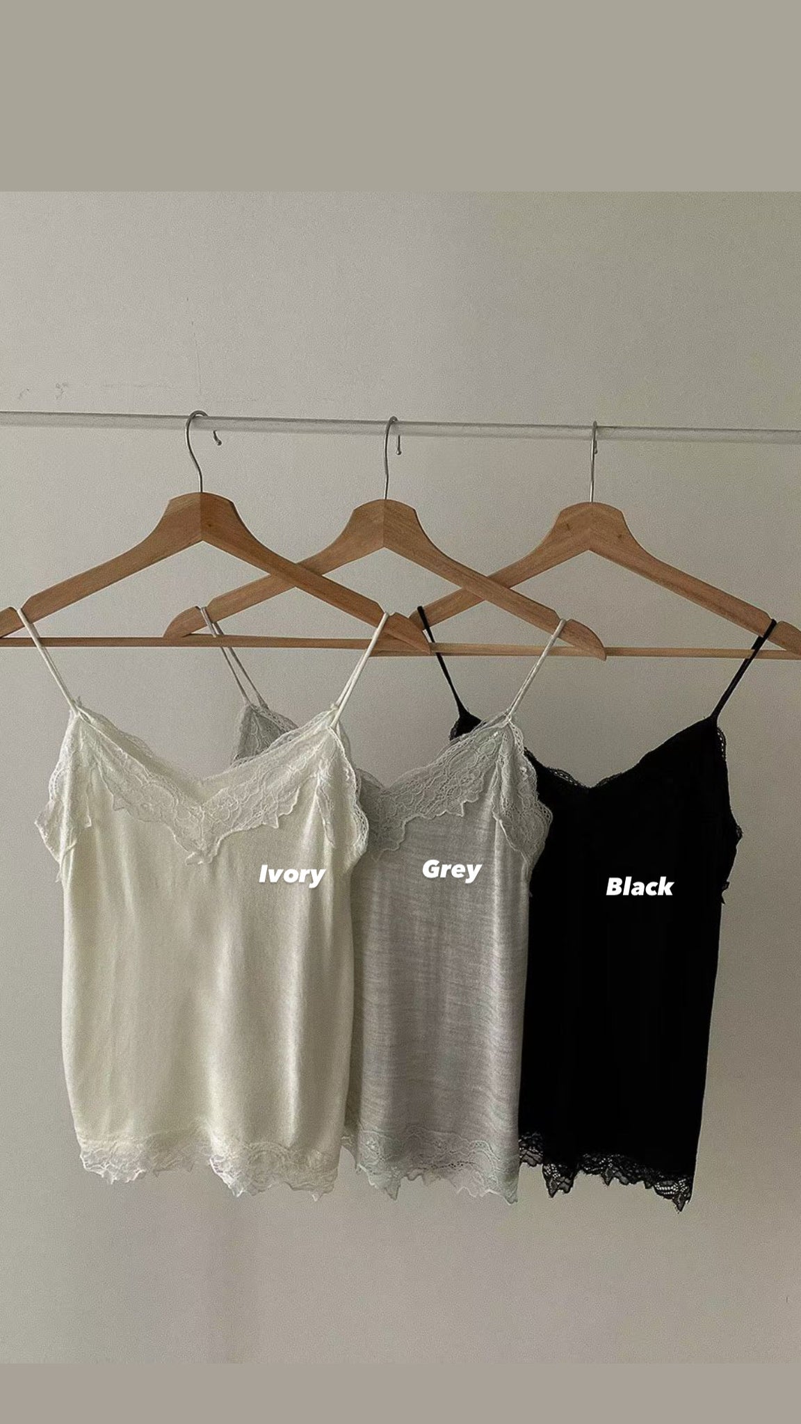 Lace Trim Knit Camisole