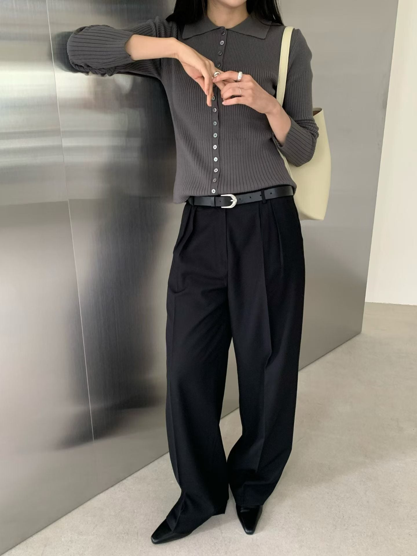 Asymmetric Back Pocket Tailor Pants (9-11Sep超抵價$468, 之後批發價$498)