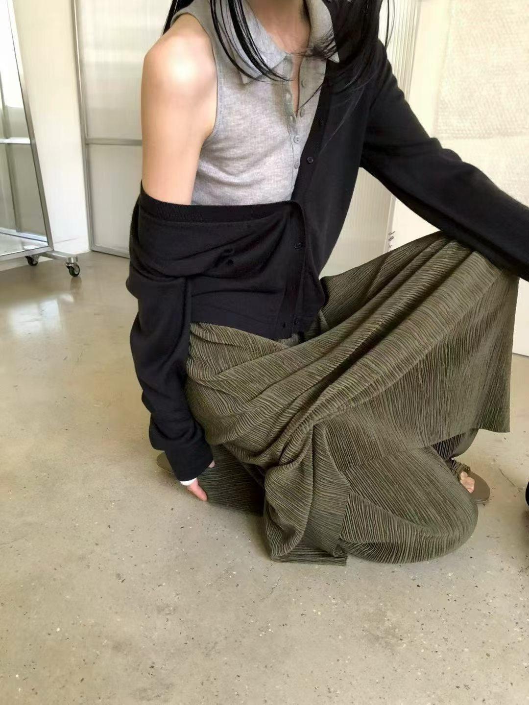 Season Must Buy Ribbed Cooling Pants (30Apr-2May $428, 之後批發價$468）