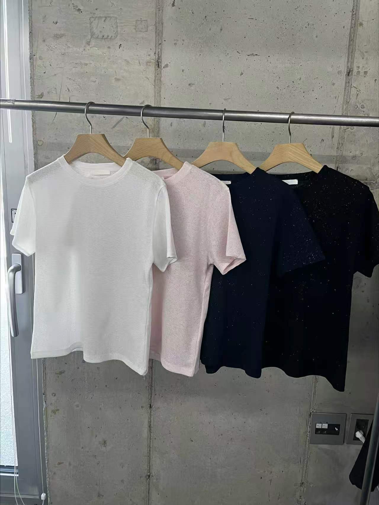 Glitter Waffle Tee (31Jul-2Aug 超抵價$, 之後批發價$)