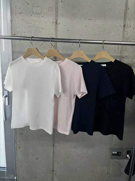 Glitter Waffle Tee (31Jul-2Aug 超抵價$, 之後批發價$)