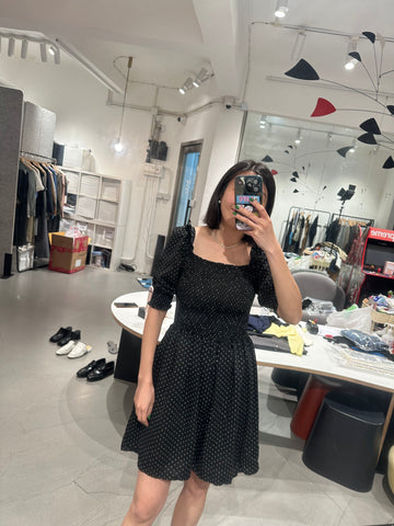 Summer Pin dot Short Dress