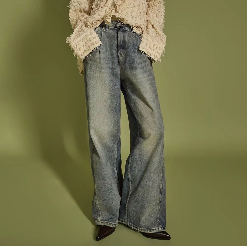 Washed Light Colour Jeans