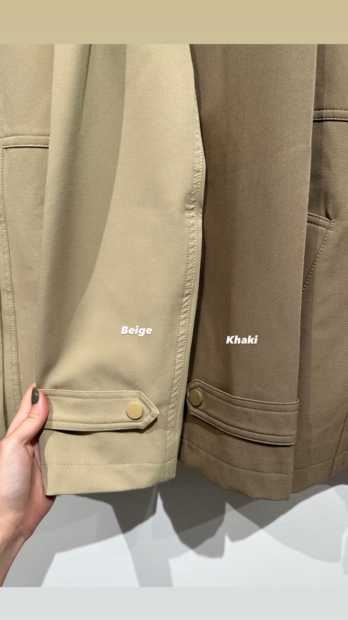 Double Breast Snap Boxy Light Trench (限時至抵價$398到今晚23:59, 之後超抵價$468)