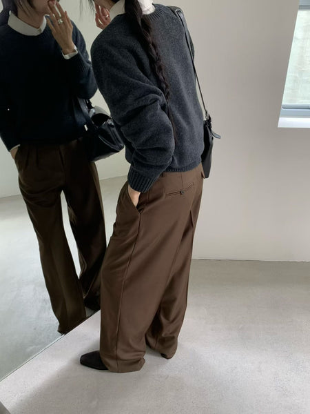 Asymmetric Back Pocket Tailor Pants (9-11Sep超抵價$468, 之後批發價$498)