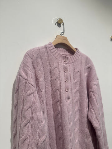 Must Have Button Cable Knit Top