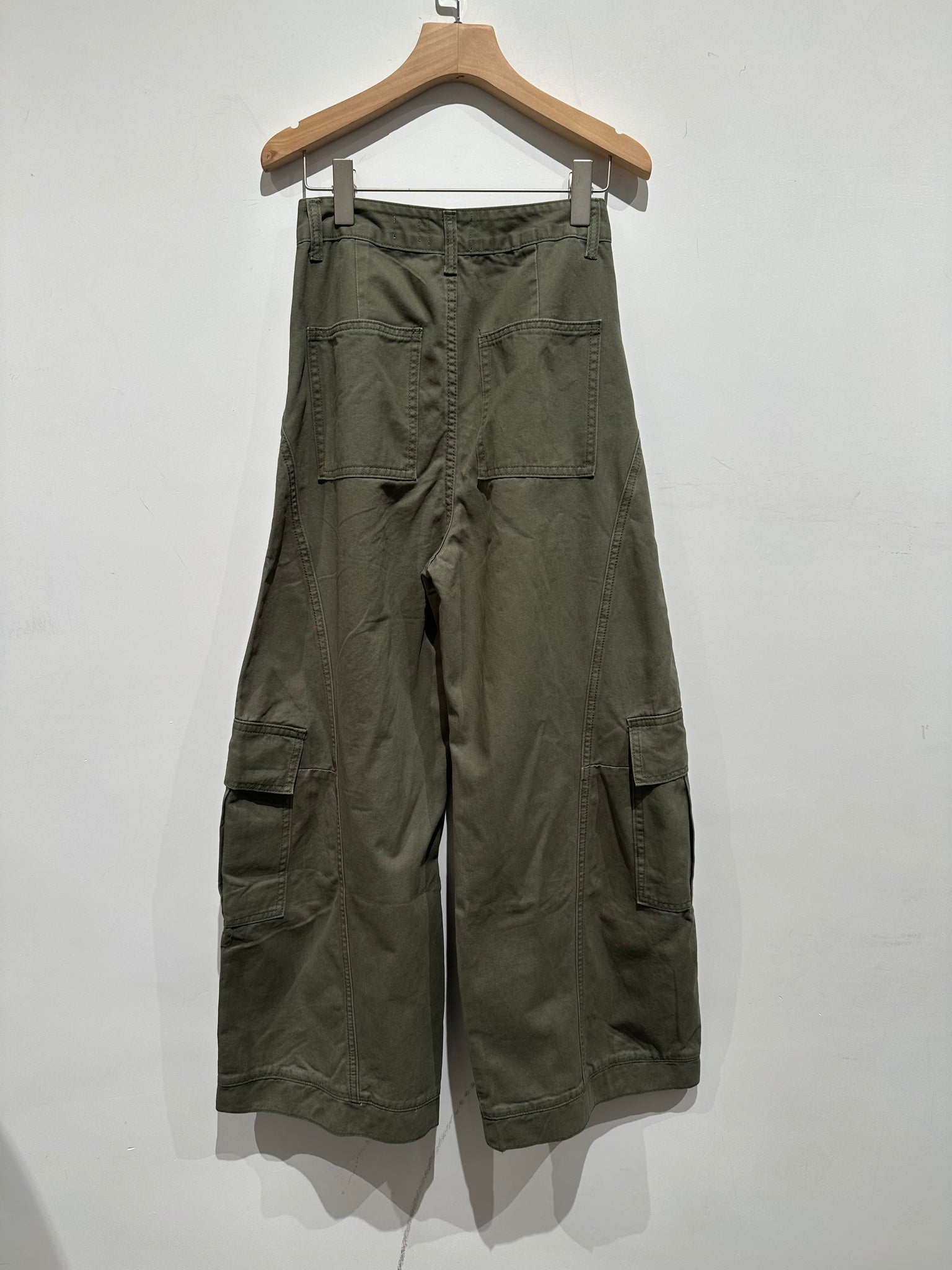 Military Cargo Barrel Pants