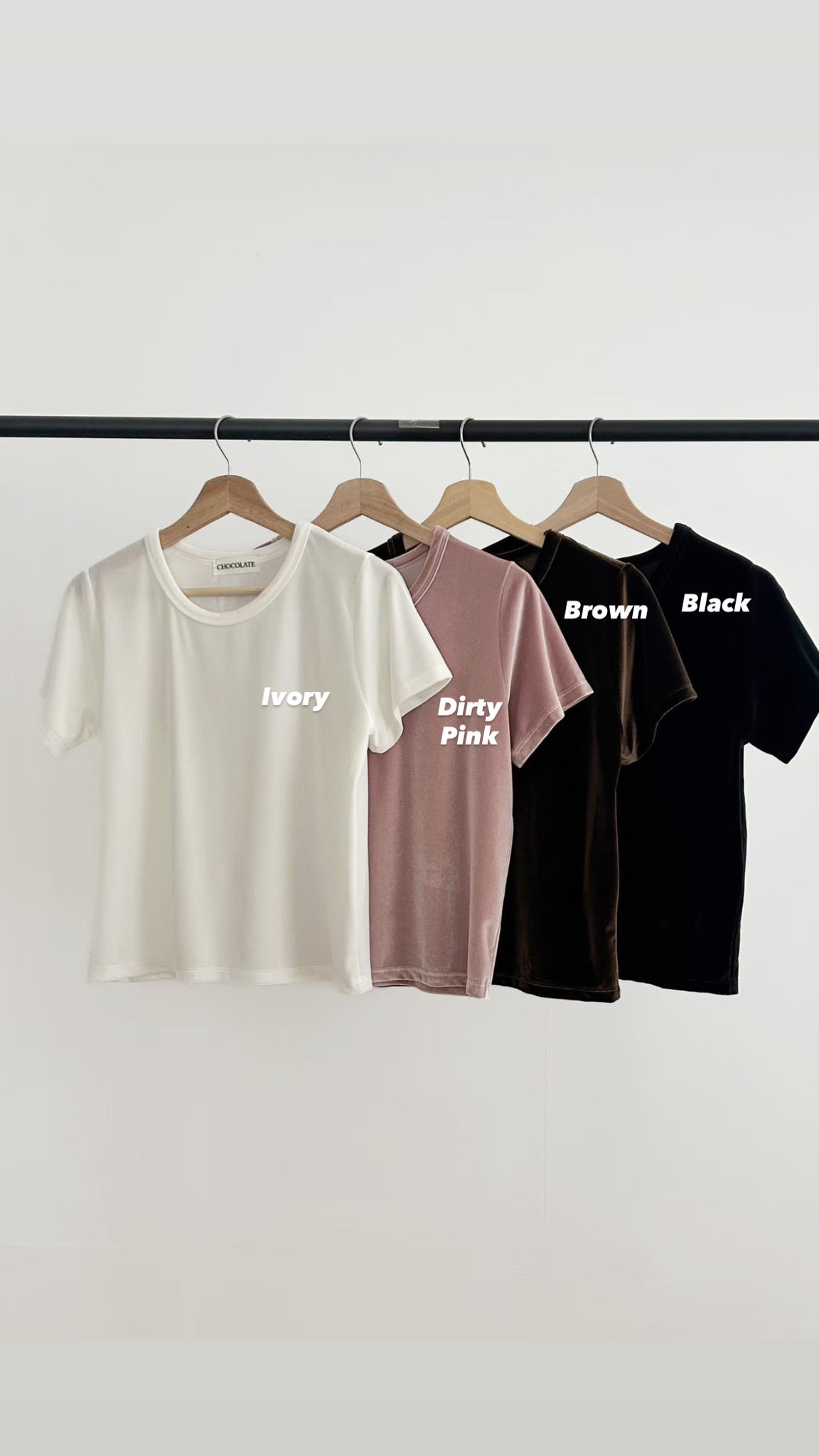 Classy Velvet Tee (加購$198)