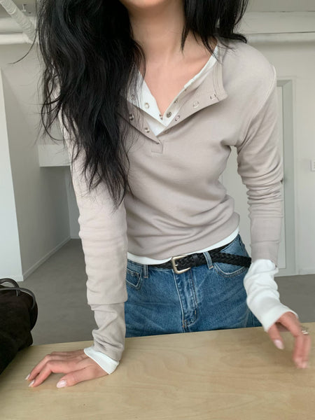 Always My Pick Snap Button Tee (9-11Sep超抵價$248, 之後批發價$268)