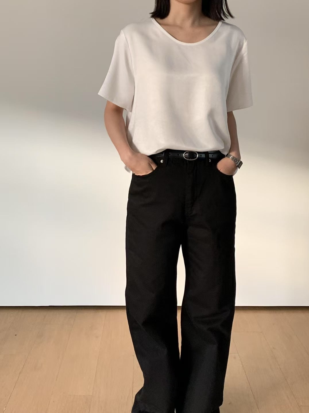Delicate Causal Satin Top