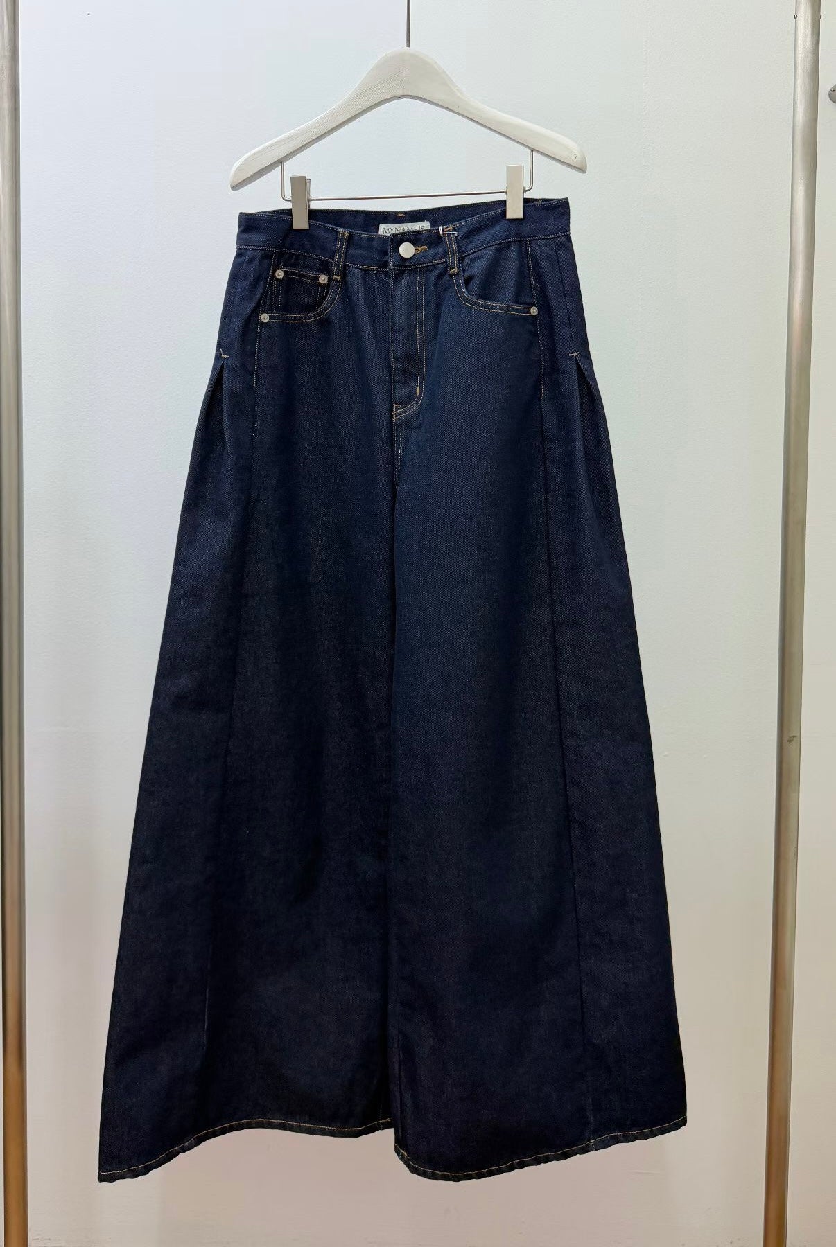 A-Line Unwashed Jeans