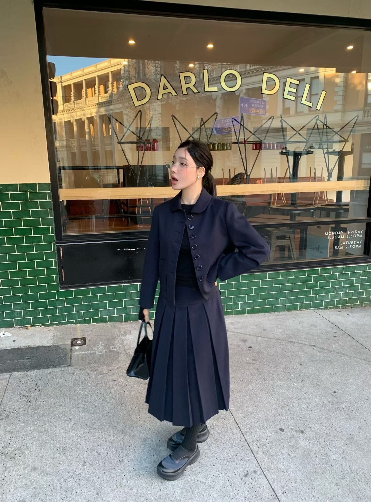 Deluxe Doll Collar Button Coat (24-26Sep超抵價$988, 之後批發價$1088)