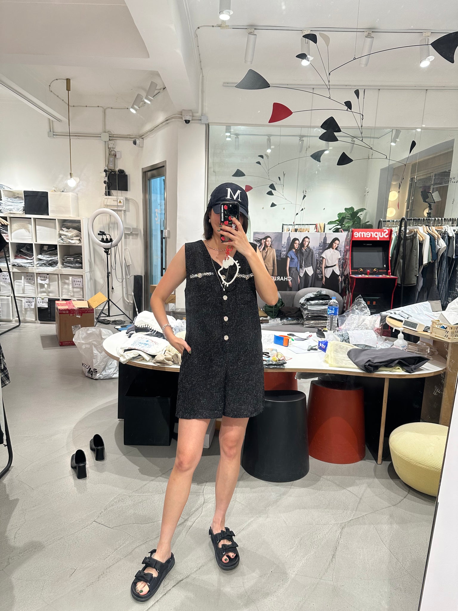 Ops 1 Tweed Playsuit