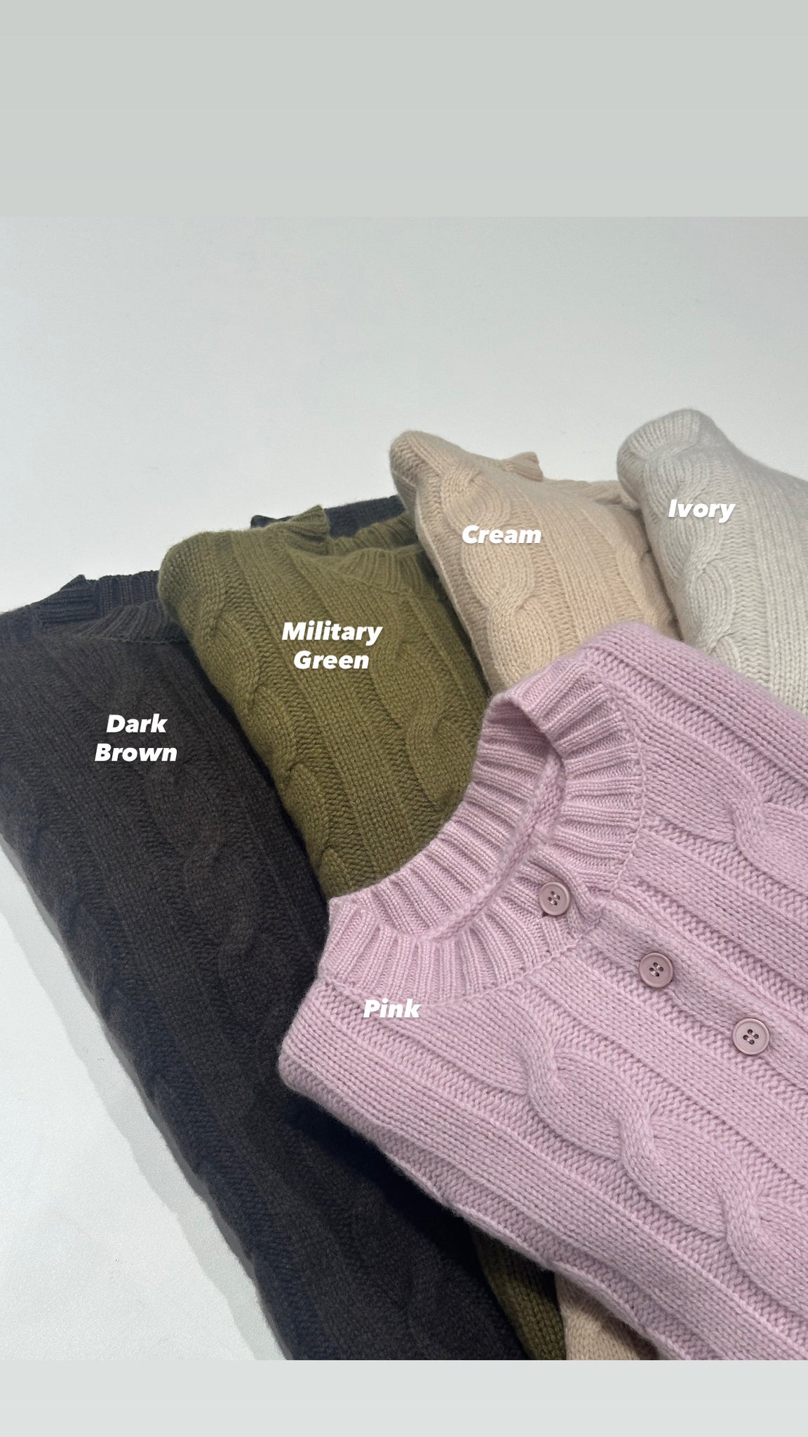 Must Have Button Cable Knit Top