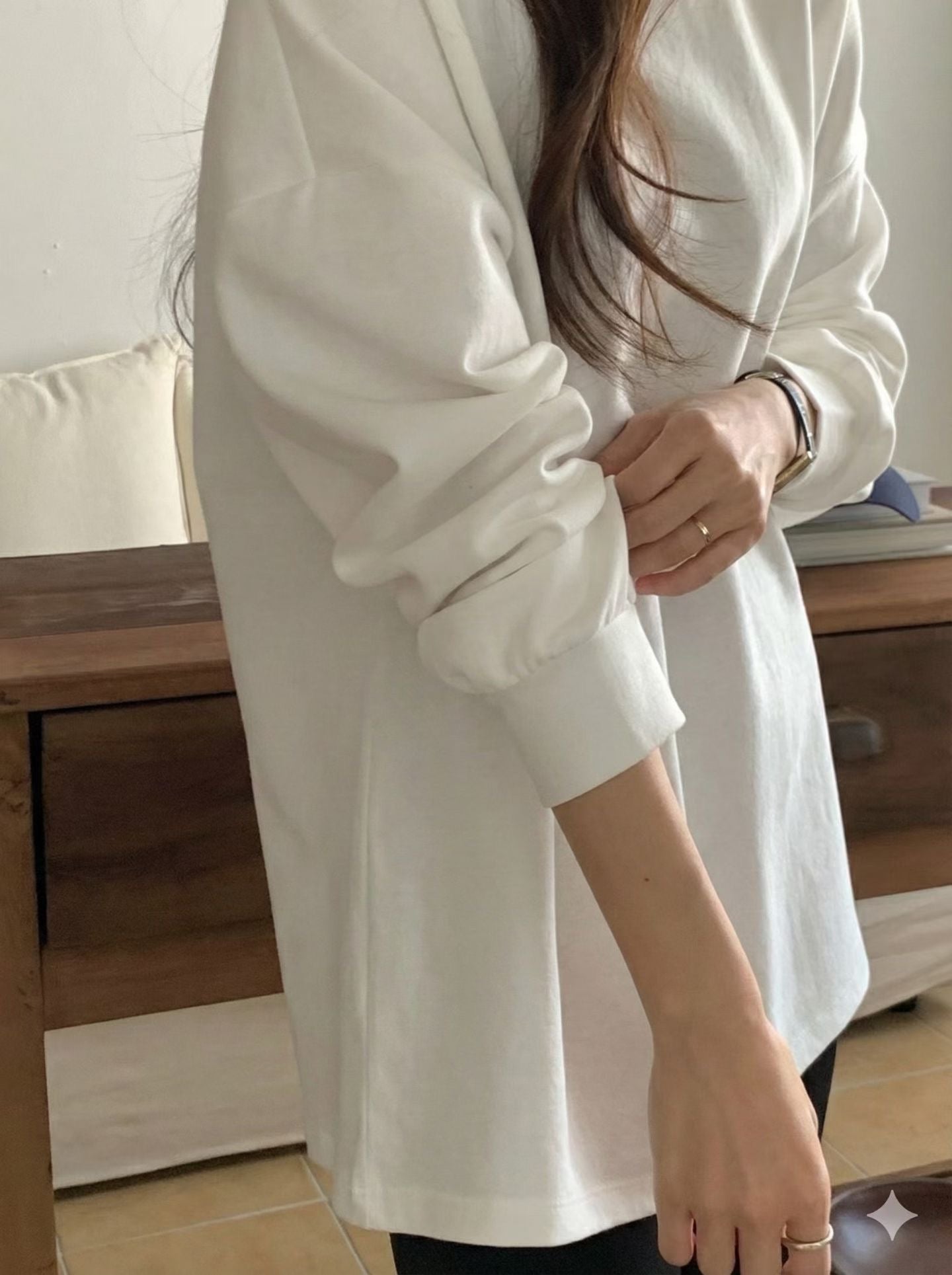 Quality Oversize Long Sleeve Tee (加購$198)