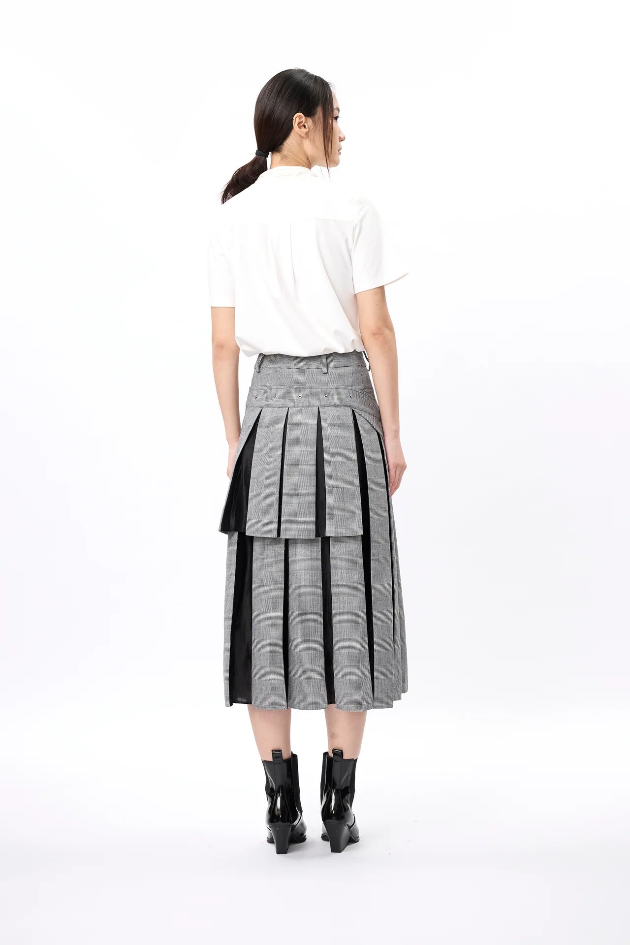 Scarf or Bow Tee (White)