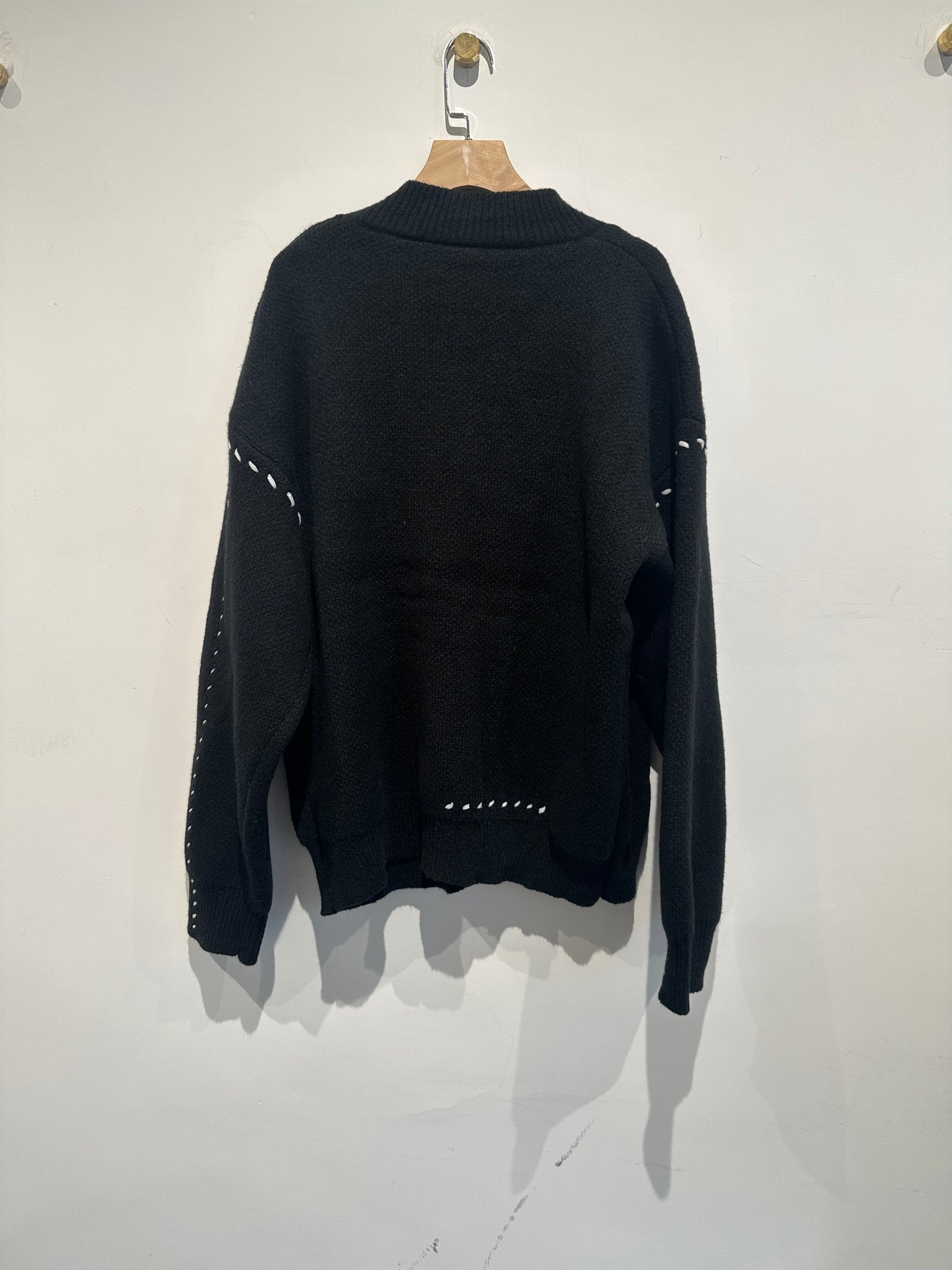 Stitched Oversize Cardigan