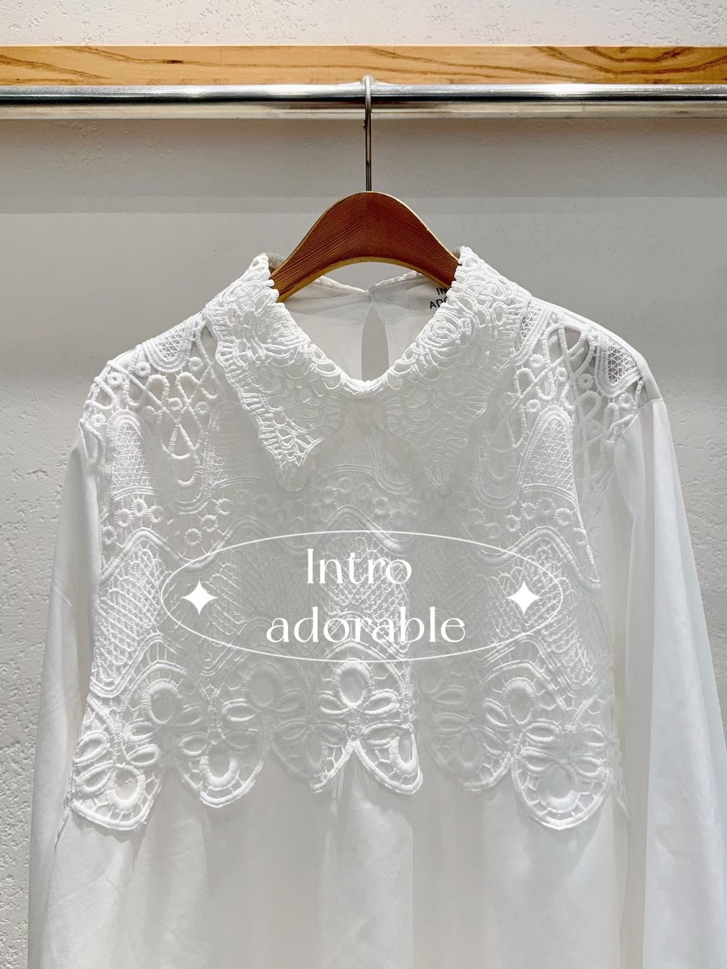 Lace Collar Top  (8-10Oct超抵價$368, 之後批發價$398)