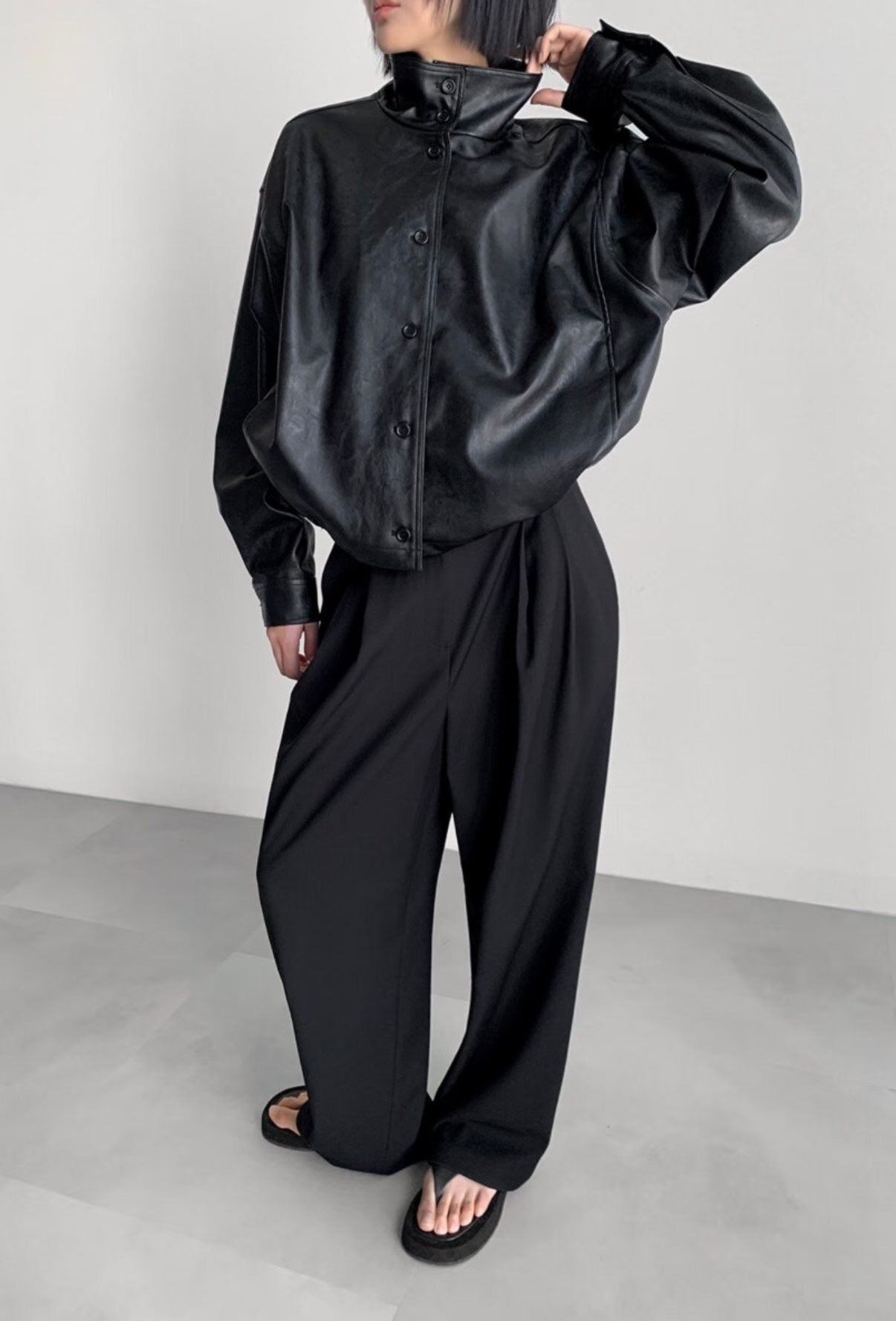 Modern Faux Leather Jacket (10-12Sep超抵價$598, 之後批發價$698)