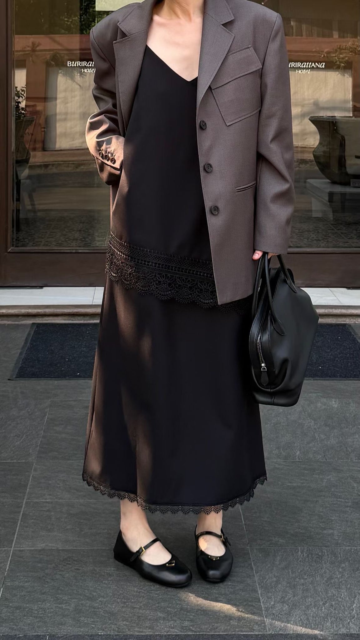 Premium Asymmetric Pocket Blazer