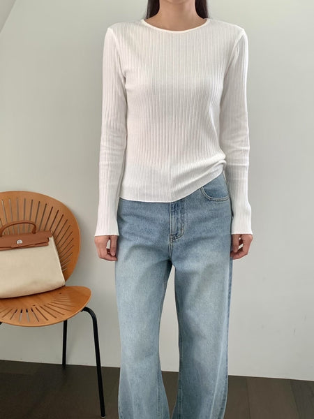 Daily Ribbed Tee (加購$168)