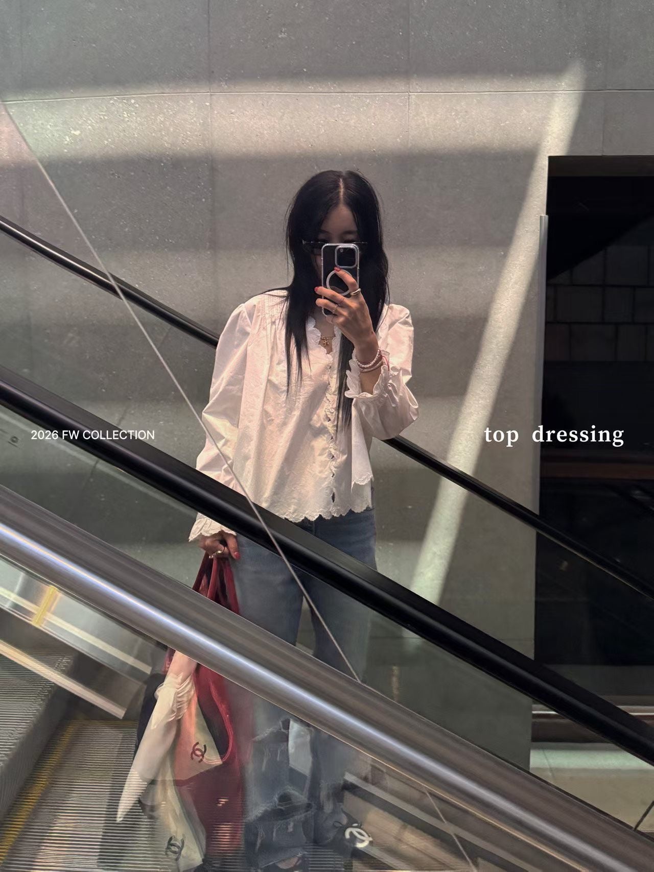 Deluxe V Neck Ruffle Cut Shirt (24-26Sep超抵價$598, 之後批發價$698)