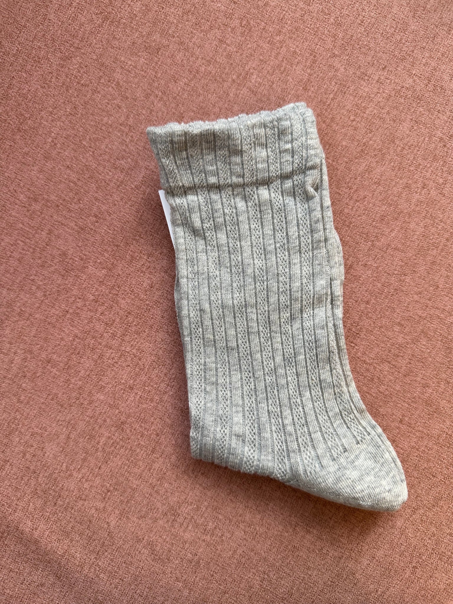 Premium Pattern Cotton Socks (Grey)