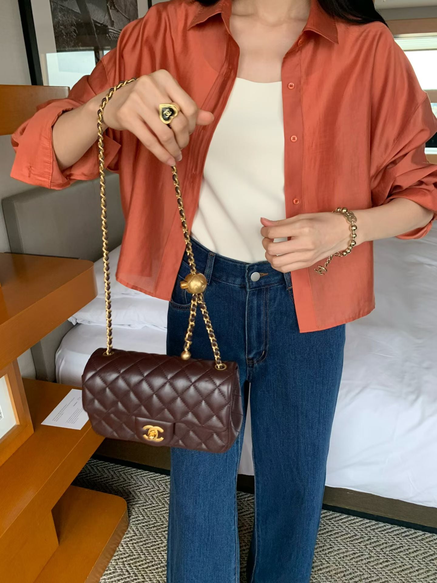 Premium Cropped Shirring Shirt (10-12Sep超抵價$468, 之後批發價$498)