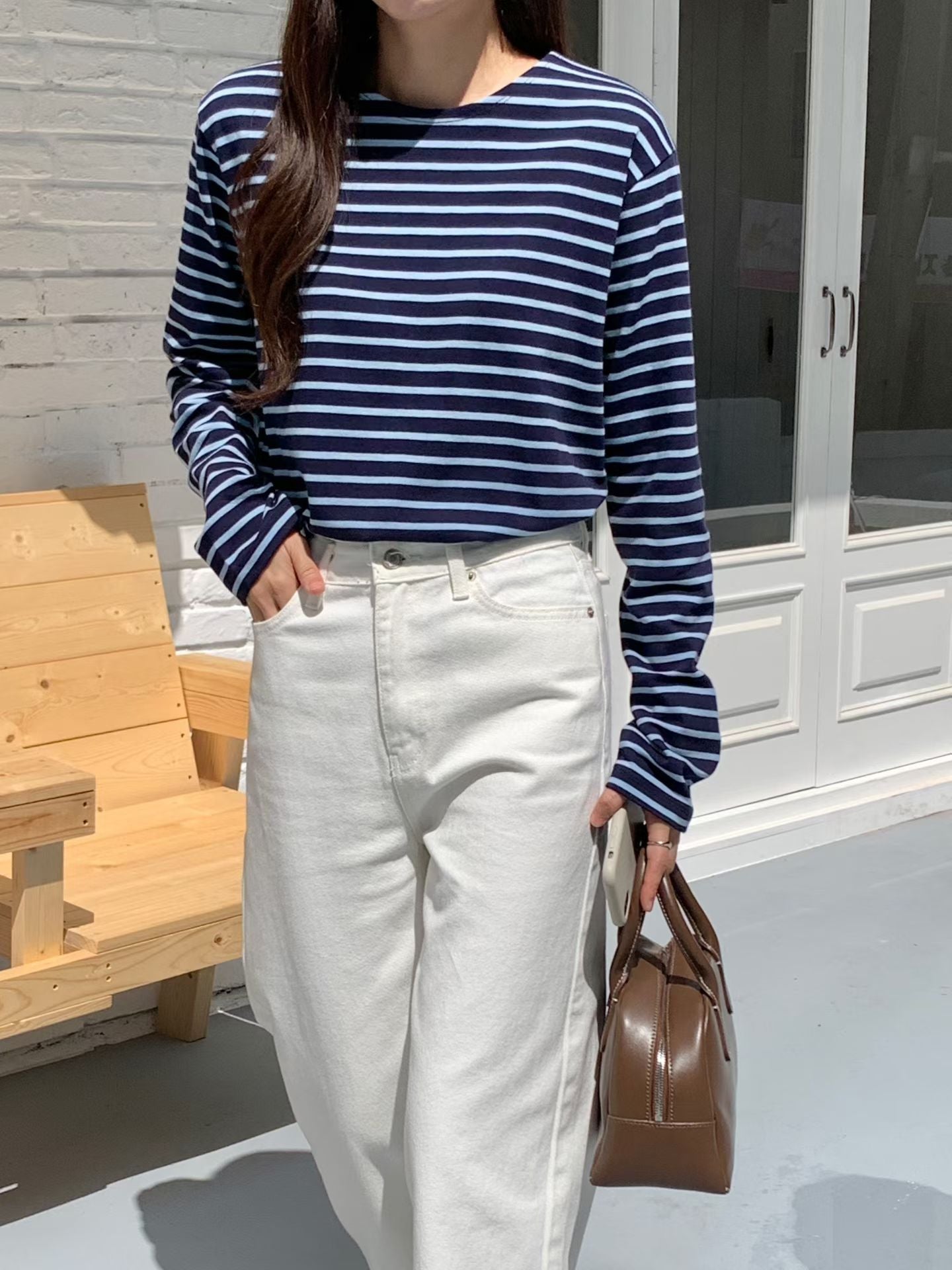 French Stripe Tee (加購$168)