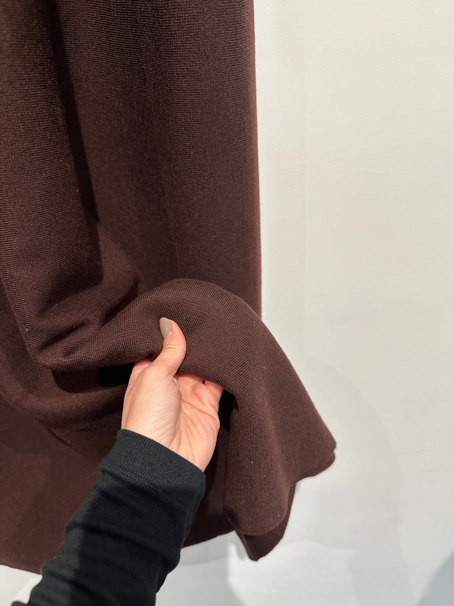 Deluxe Flare Knit Skirt