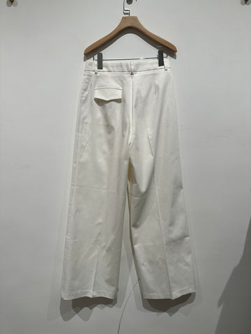 Daily Straight White Pants