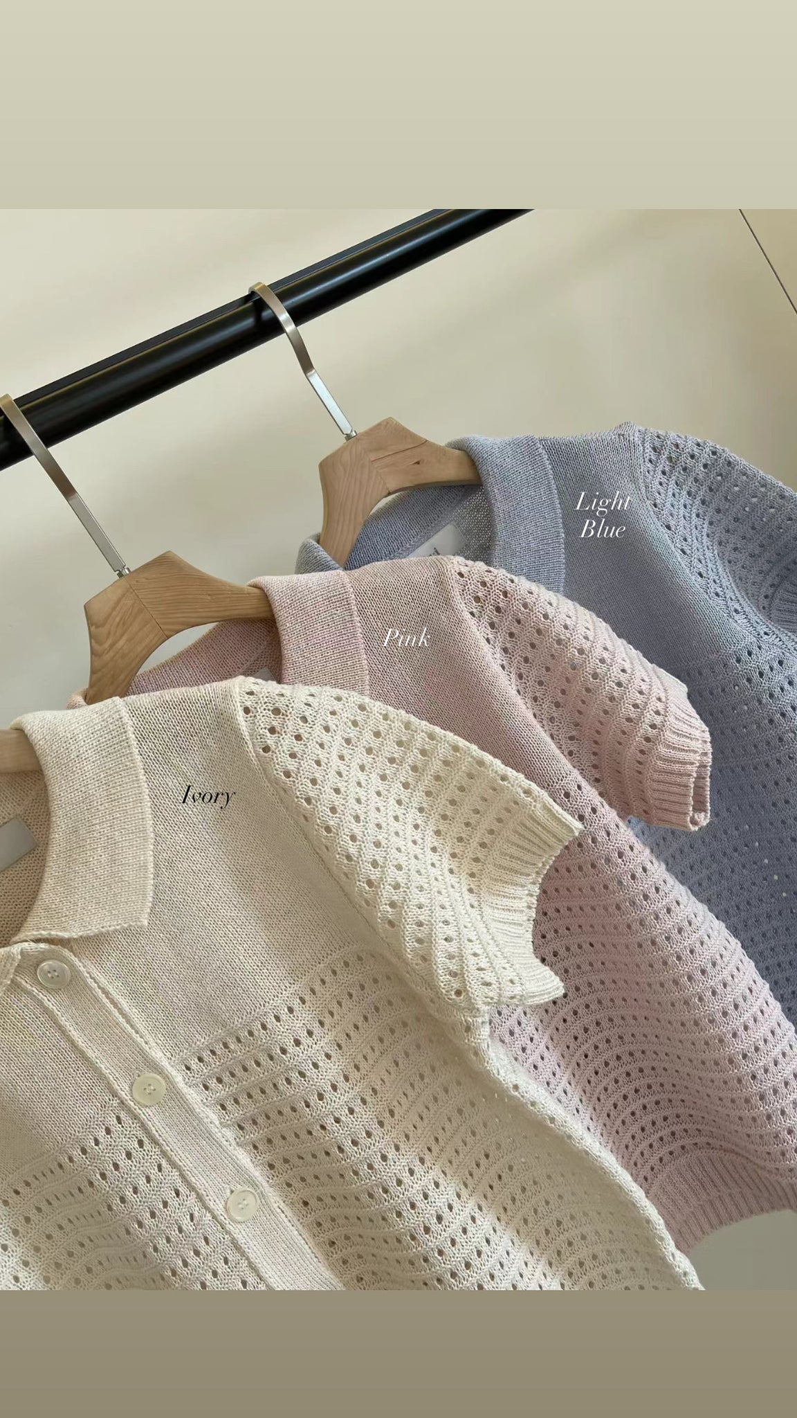 Quality Short Sleeve Cardigan (3-5Mar $468, 之後批發價$498）