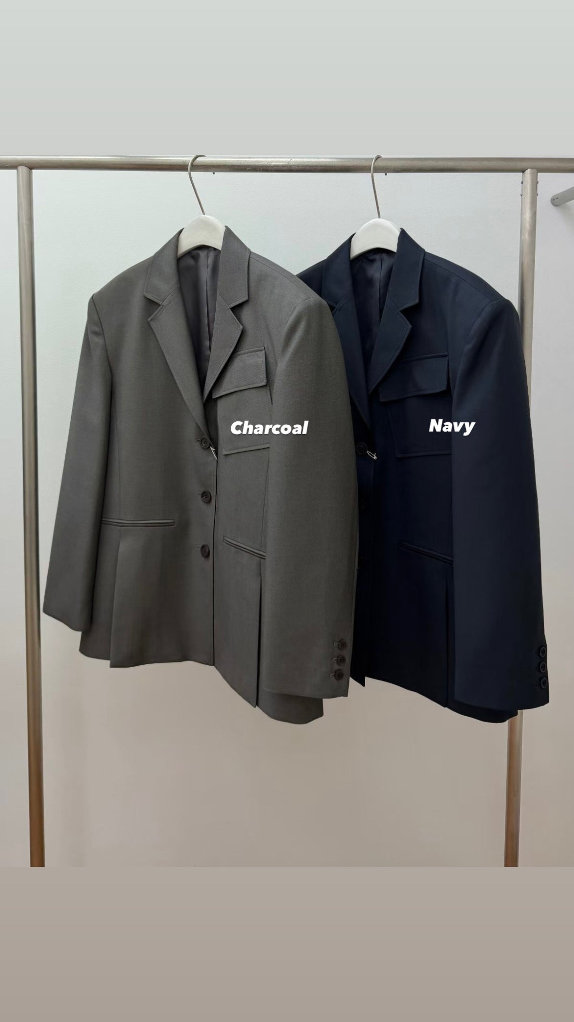 Premium Asymmetric Pocket Blazer