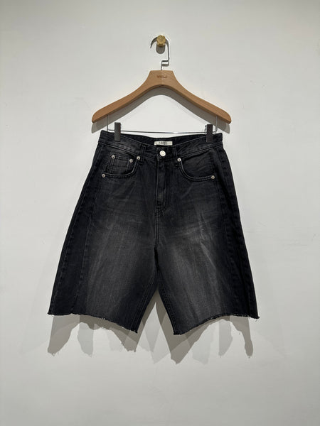 Bermuda Denim Shorts Black