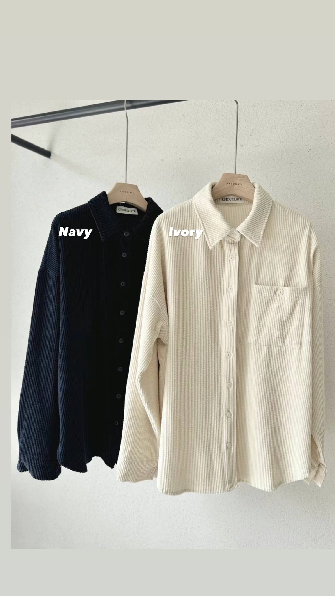 Corduroy Oversize Shirt