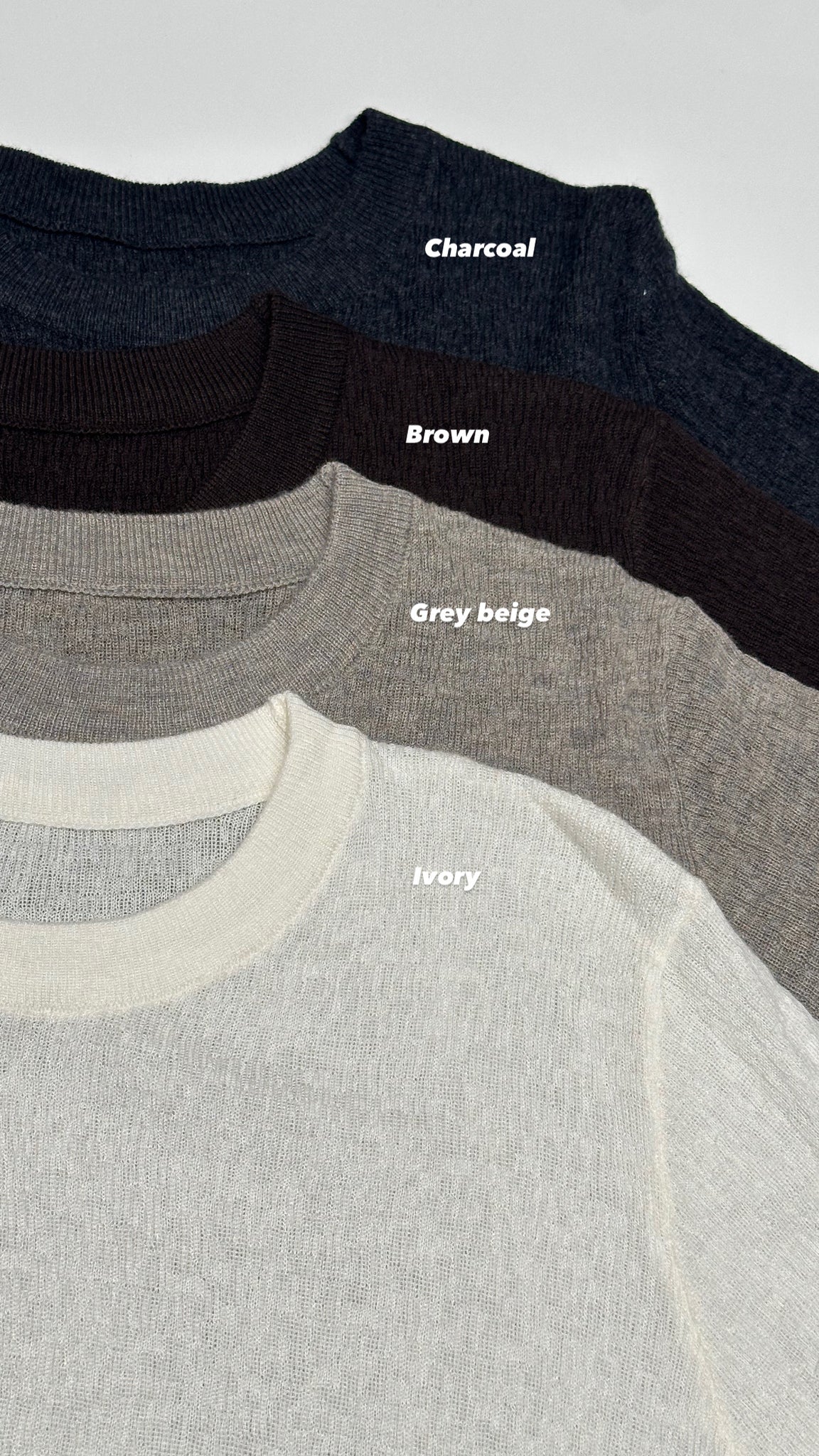 Daily Wrinkle Knit Top (3-5Sep 超抵價$268, 之後批發價$298)