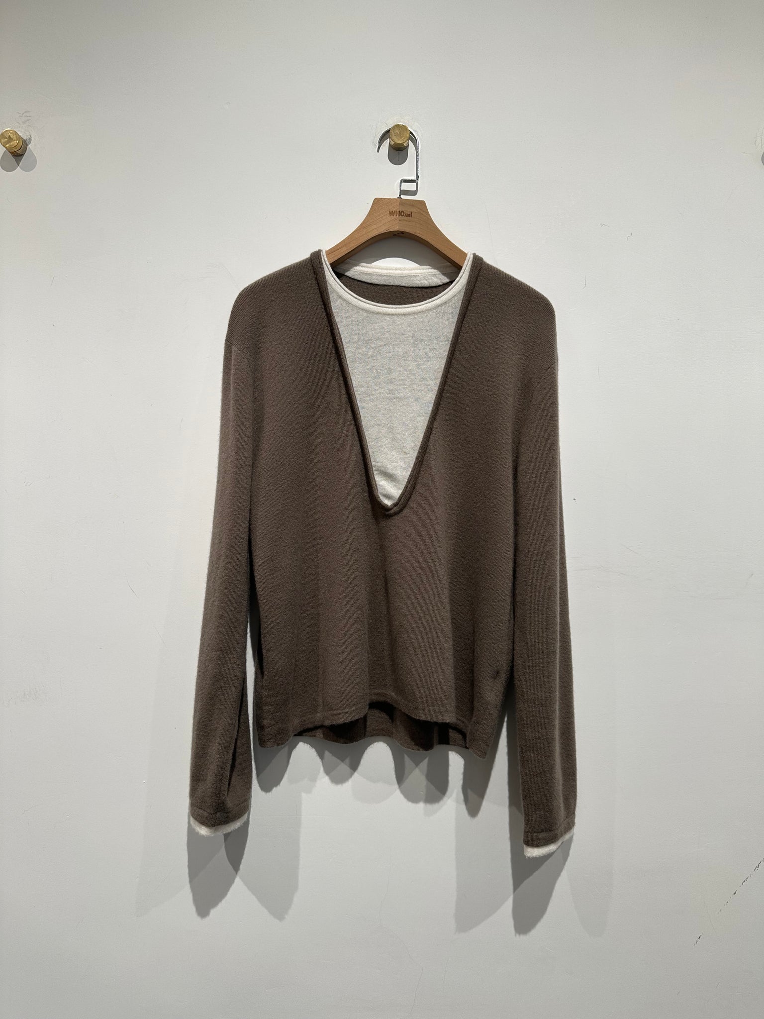 Season Must Buy Two In One Loose Knit Top  (限時最抵價$398至今晩23:59, 30-31Oct超抵價$448, 之後批發價$498)