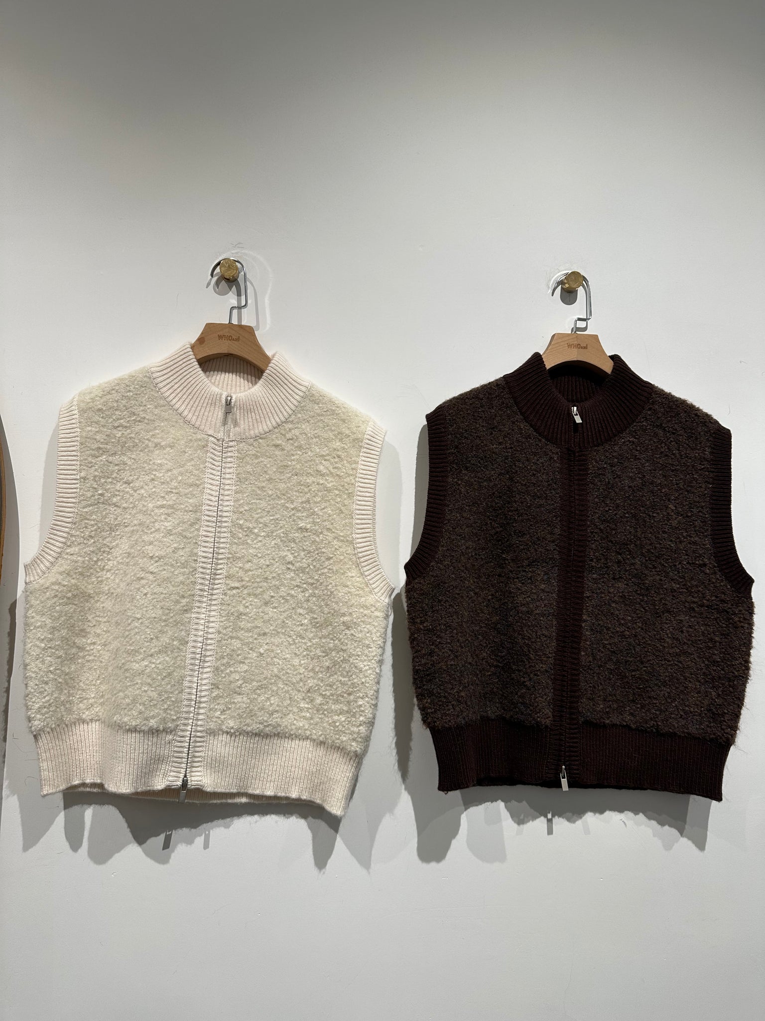 Sheering Zip-Up Vest  (限時最抵價$368至今晩23:59, 30-31Oct超抵價$398, 之後批發價$468)