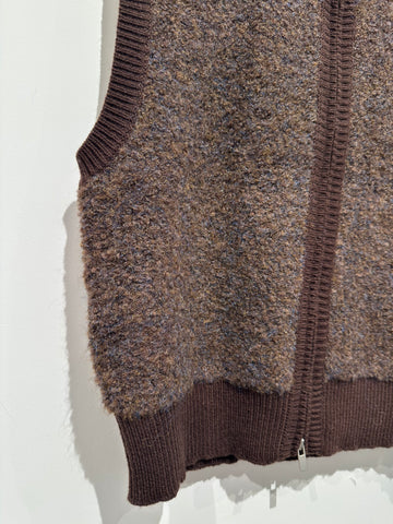 Sheering Zip-Up Vest  (限時最抵價$368至今晩23:59, 30-31Oct超抵價$398, 之後批發價$468)