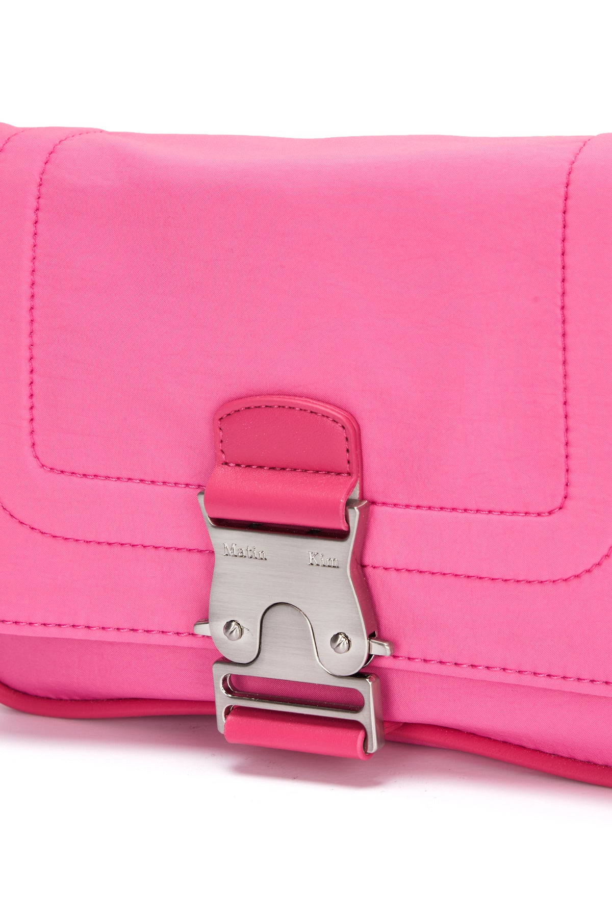 MATIN KIM CRISP MINI BUCKLE BAG IN DARK PINK(直播價至今晚23:59)