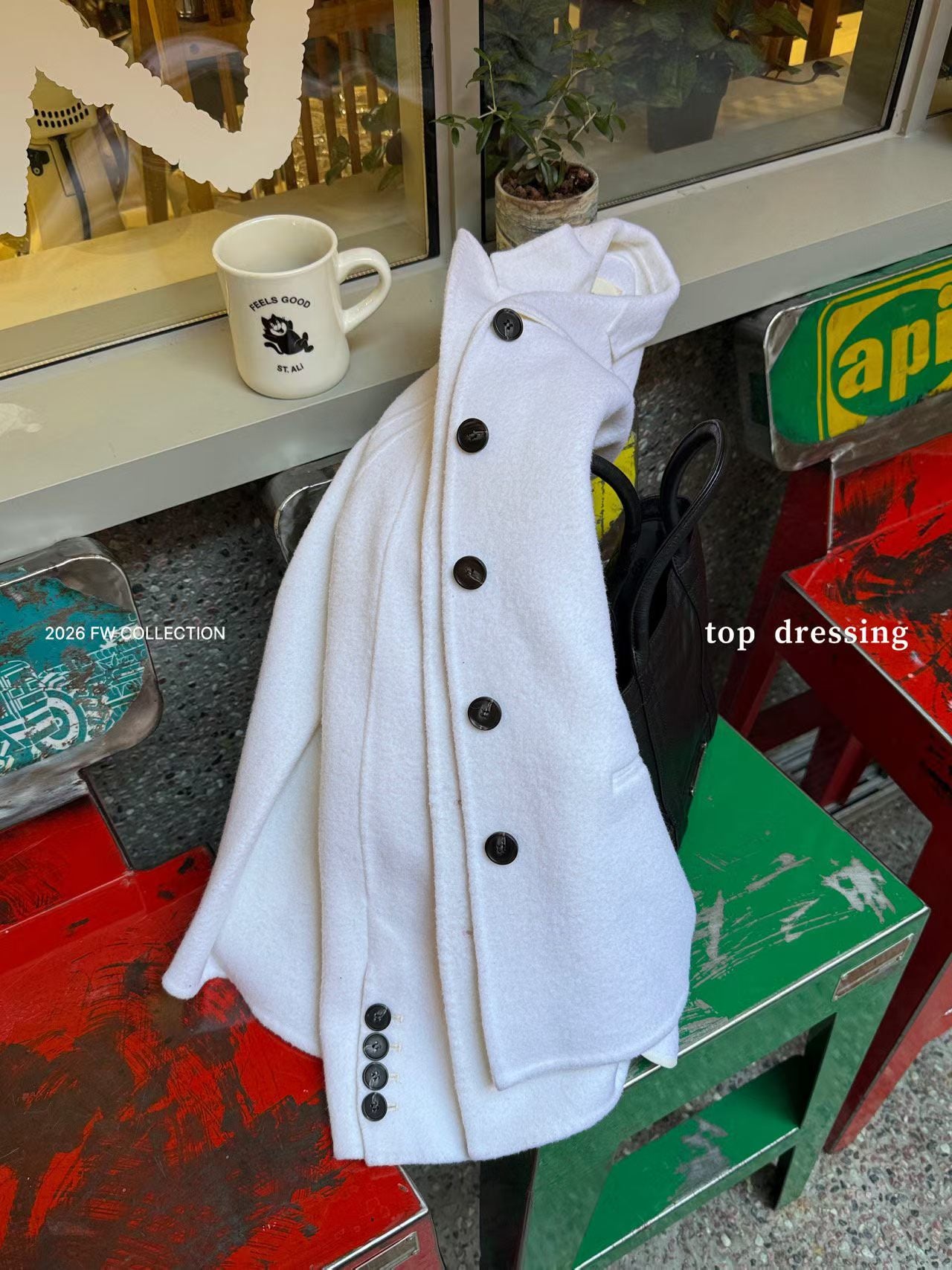 Deluxe Back Pleated Handmade Wool Coat (29-31Oct超抵價$1780, 之後批發價$1890)