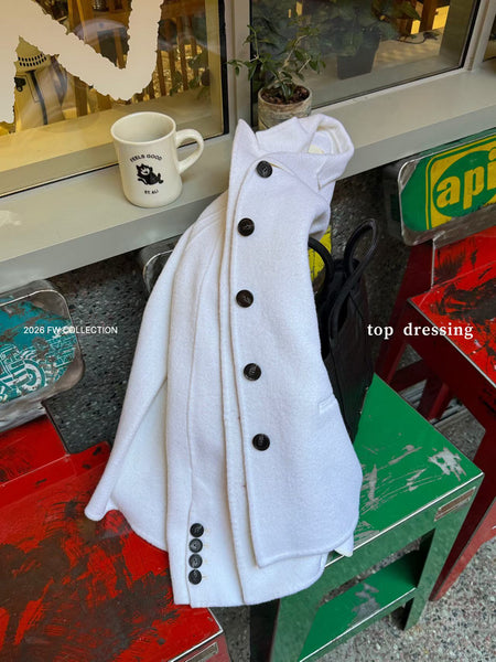 Deluxe Back Pleated Handmade Wool Coat (29-31Oct超抵價$1780, 之後批發價$1890)