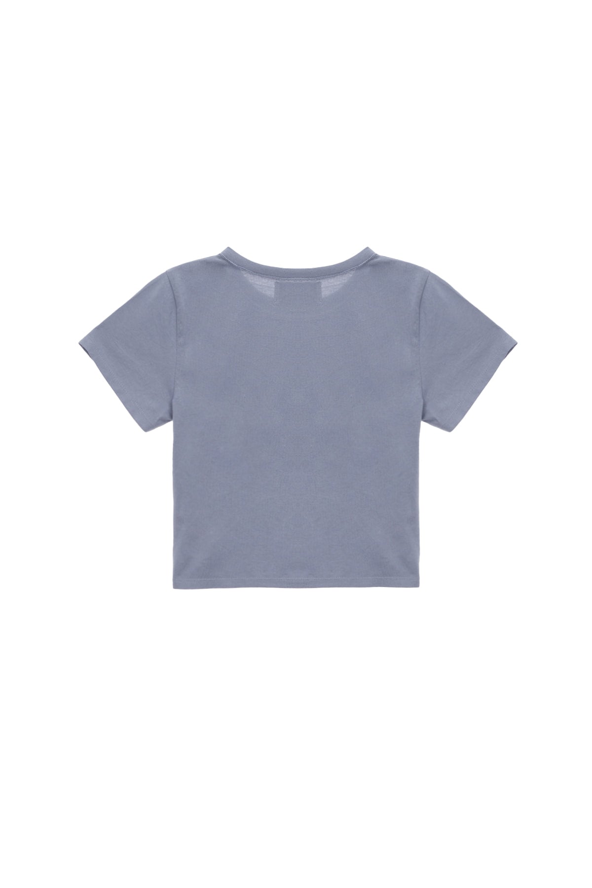 MATIN LOGO CROP TOP IN SMOKE BLUE