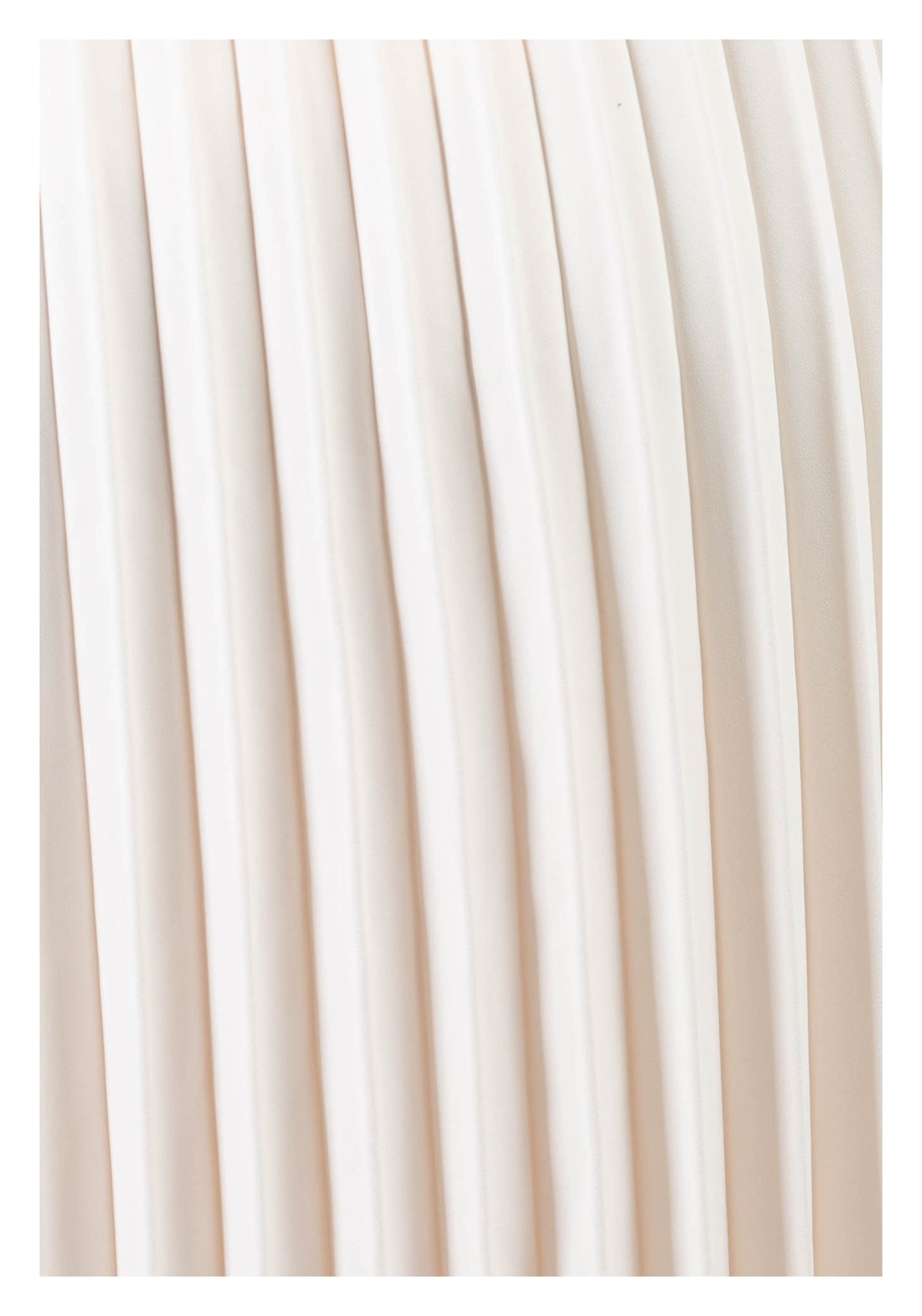 Essential Drape Pleated Skirt Ivory - whoami